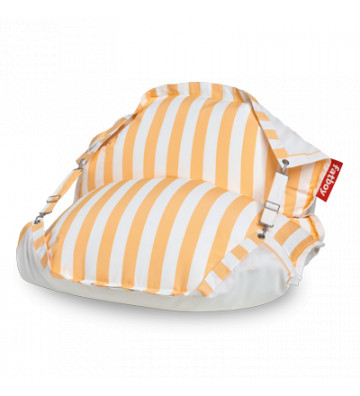 Floatzac floating bag armchair with yellow stripes - Fatboy - Nardini Forniture