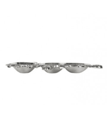 Set of 3 silver tortoise cups