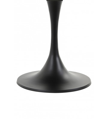 Side Table tondo Rickerd nero Ø61xH41cm - light and living - Nardini Forniture
