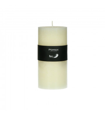 Candela avorio ø7xh14 cm disponibile in diversi colori realizzata in paraffina. 
candela pomax