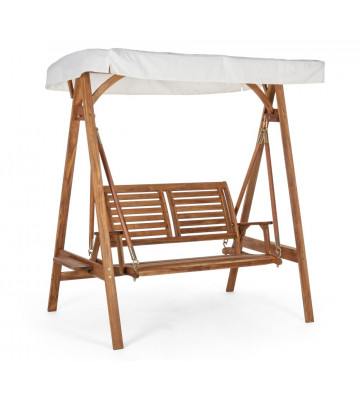 Outdoor shower 2 wooden seats with armrests - Nardini Forniture