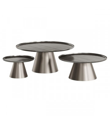 Amerigo titanium / +3 size smoke table - Cattelan Italia - Nardini Forniture