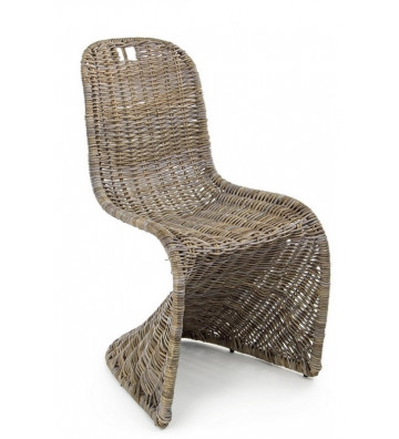 Natural Fiber Braid Chair - Contemporary Design - Nardini Forniture