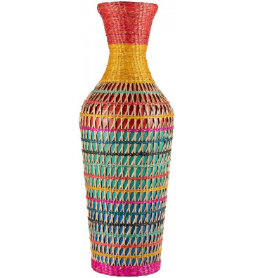 Multicolor bamboo vase Ø22xH61cm - Nardini Forniture