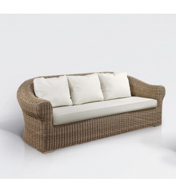 Sofa 2 Outdoor seats Cloe pillows included - Braid - Nardini Forniture