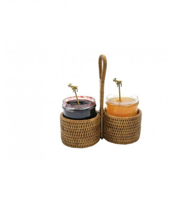 Natural rattan jar holder - Nardini Forniture