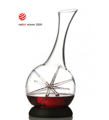 Design Decanter Star Glass Ø15xH34cm - Zieher - Nardini Forniture