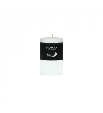 CANDELA white Ø5XH8 CM DISPONIBLE IN DIVERSIDE COLOURS REALISED IN PARAFFINE. Pomax candle.
white candle Ø5XH8 CM.