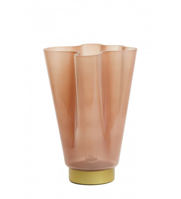 H29cm Pink Glass Malu LED Lamp - Light&Living - Nardini Forniture