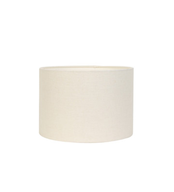 Ivory fabric cylinder lampshade 35xH25cm