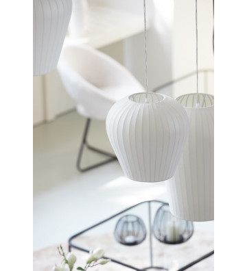 Xela lamp with white balloon Ø30x30cm - Light&Living - Nardini Forniture