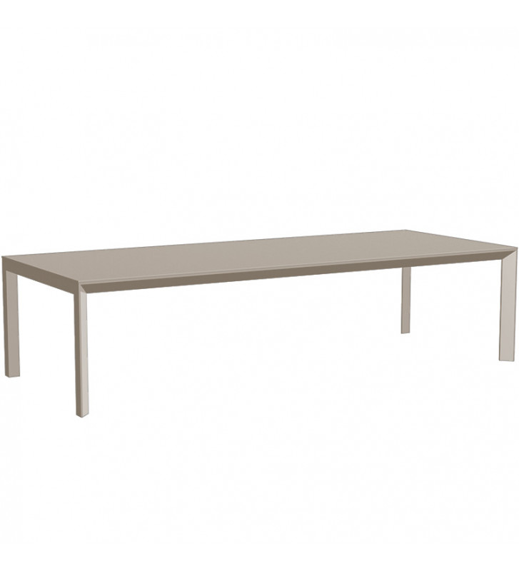 Dining table for outdoor beige aluminum 300x120cm - Vondom - Nardini Forniture