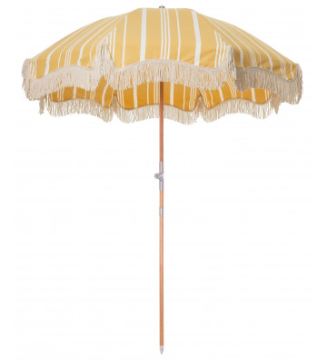 Yellow striped outdoor umbrella - Business & Pleasure - Nardini Forniture