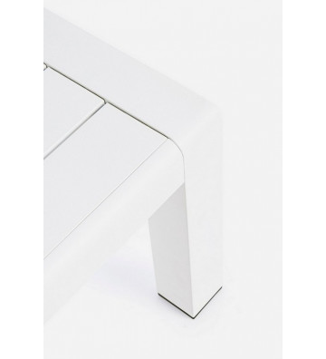 Set da esterno divano e tavolo in alluminio bianco - Nardini Forniture