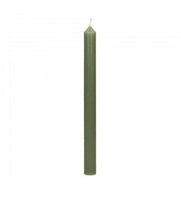 Candela lunga verde avocado H25cm - Pomax - Nardini Forniture