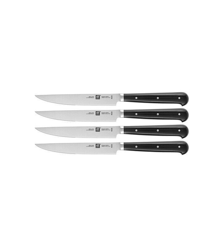 Set of 4pz black steak knives - Zwilling - Nardini Forniture
