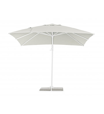 Eden arm umbrella 3x3m white