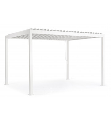 3x4mt Pergola Aluminum 3x4 White Pacific - Nardini Forniture