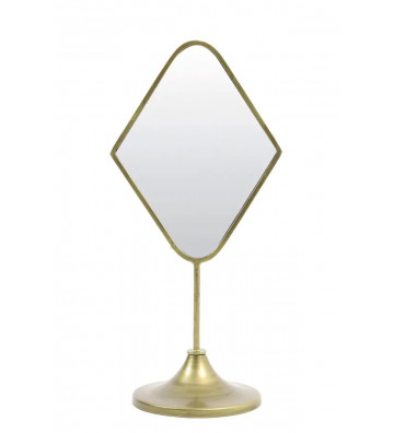 Duan table mirror antique gold 20x15x43cm