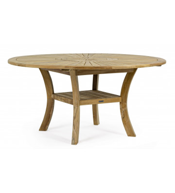 Dining table tondo teak Ø155cm - Nardini Forniture