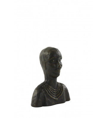 Dark bronze head 18x10x22cm - Light and living - Nardini Forniture