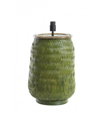 Base lampada da tavolo in bambù verde Ø30xH45cm - Light&Living - Nardini Forniture