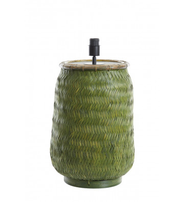 Base table lamp in green bamboo Ø30xH45cm - Light&Living - Nardini Forniture