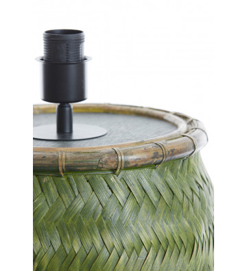 Base table lamp in green bamboo Ø30xH45cm - Light&Living - Nardini Forniture