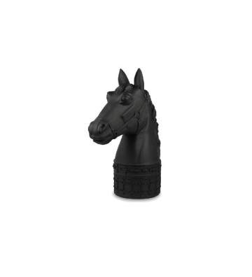 Testa Cavallo nero in poliresina H32cm - Baci Milano - Nardini Forniture