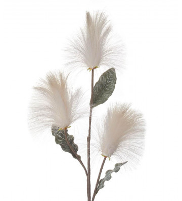 Artificial flower white H90cm - l black goose - nardini supplies