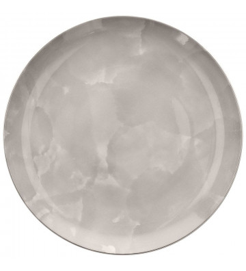 Plate grey porcelain top Ø27cm - tognana - nardini supplies