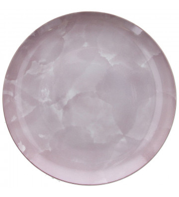 Pink porcelain plate Ø27cm - tognana - nardini supplies