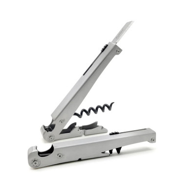 Stainless steel square corkscrew 12cm - Schönhuber - Nardini Forniture