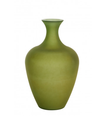 Matt green glass vase Ø40x65cm - Light and living - nardini supplies