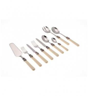 Napoleon Ivory and steel cutlery set - Eme