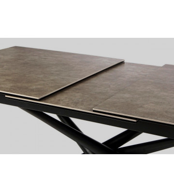 Tavolo da pranzo allungabile effetto cemento 220cm - Nardini Forniture