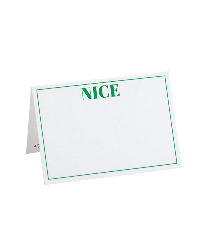 Good and bad rectangular place cards 8pcs - Caspari - Nardini Forniture