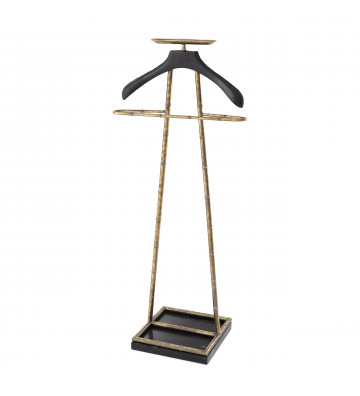 Baker valet stand in marble and brass H117cm - eichholtz - nardini forniture