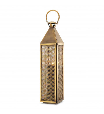 Festival lantern in golden brass H114cm - eichholtz - nardini forniture