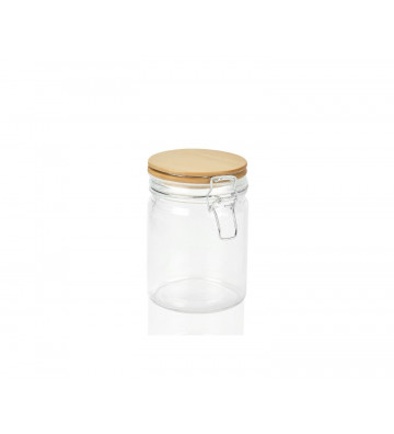 Kitchen jar in glass and wood - andrea house - nardini forniture