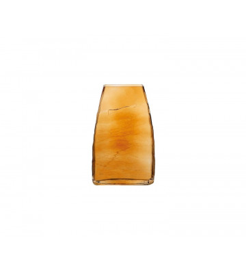 Vaso da tavolo in vetro marrone H28cm - andrea house - nardini forniture
