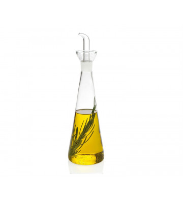 Drip-proof oil cruet or vinegar maker in transparent glass - andrea house - nardini forniture
