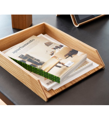 Wooden desk tray - andrea house - nardini forniture