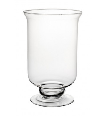 Circular glass vase 28xH45cm - brucs - nardini forniture