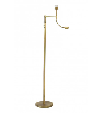 Gold floor lamp with LED H138cm - light and living - nardini forniture