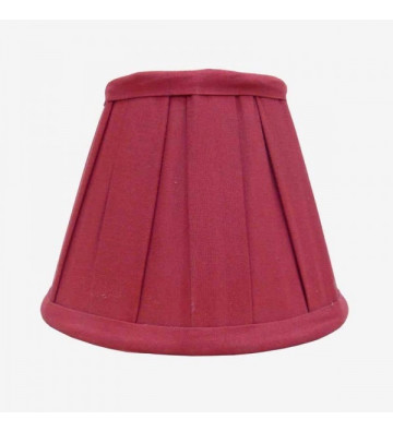 Small pink pleated cone lampshade Ø16cm - nardini forniture
