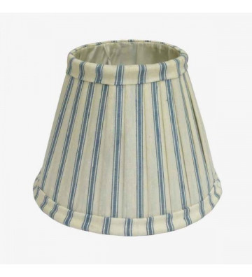Conical lampshade with blue stripes Ø25cm - nardini forniture