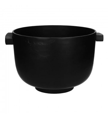 Black aluminum champagne ice bucket - pomax - nardini forniture