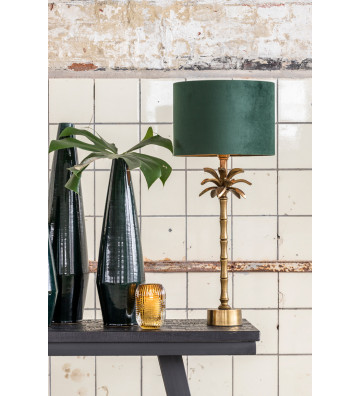 Cylinder lampshade in green velvet 25xh18cm - Light&Living - Nardini Forniture