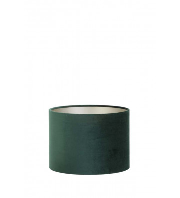 Paralume a cilindro in velluto verde 25xh18cm - Light&Living - Nardini Forniture